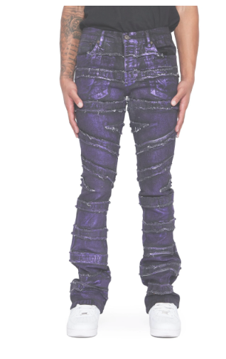 Valabasas Denim Jeans - Zodiac Viola Waxed