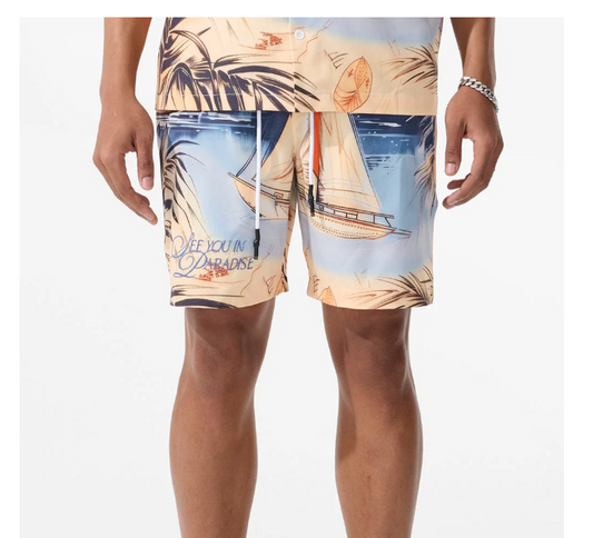 Retro - Wanderlust Party Shorts