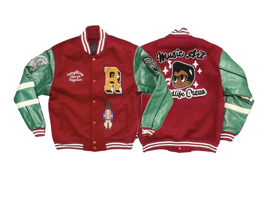 Rich Wierdo Wildlife Crew Varsity Jacket